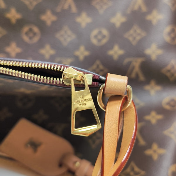 CARRYALL MM Monogram Coated Canvas Brown