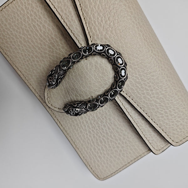 Dionysus Super Mini Calfskin Beige