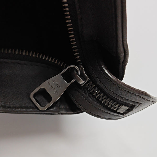 TADAO PM Damier Ebene Calfskin Brown