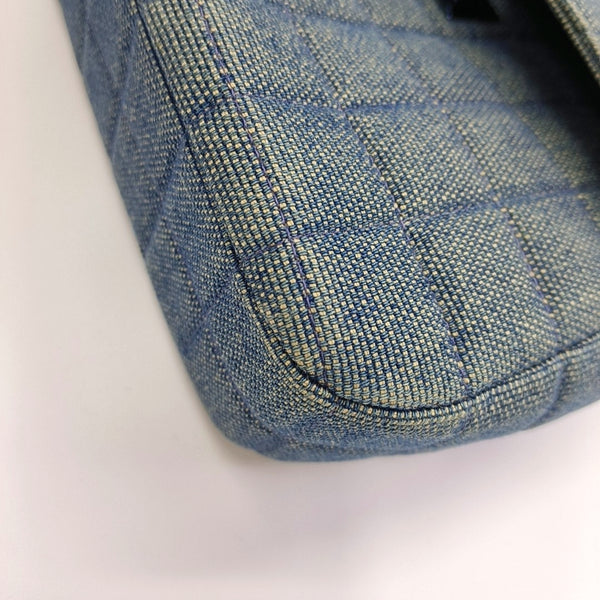 2.55 Quilted Canvas Blue