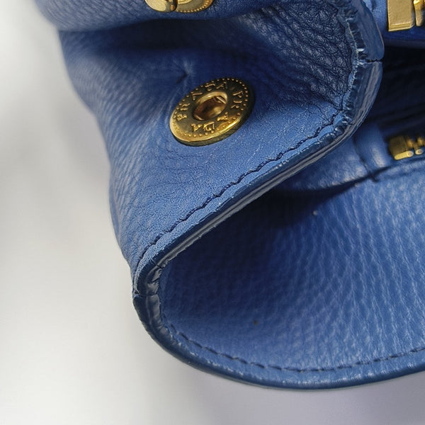 Calfskin Tote Bag Blue