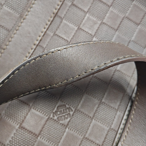 TADAO PM Damier Ebene Calfskin Brown