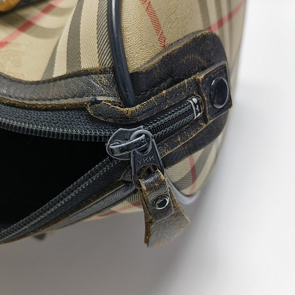 Canvas Top Handle Bag Beige