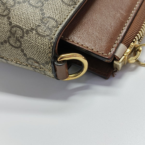 GG Blooms Monogram Coated Canvas Beige