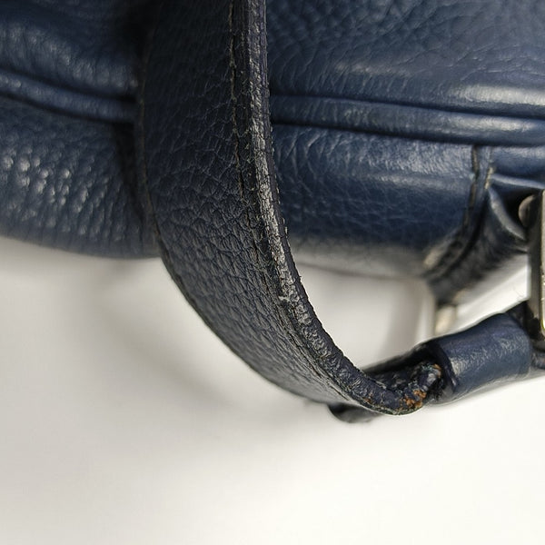 Vela Messenger Bag Calfskin Blue