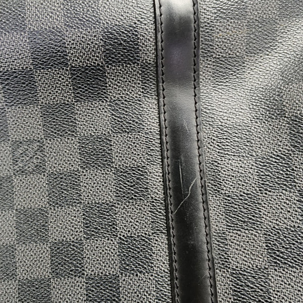 TADAO MM Damier Graphite Coated Canvas Gray