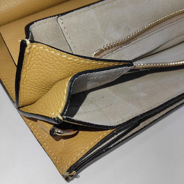Faye Medium Calfskin Yellow