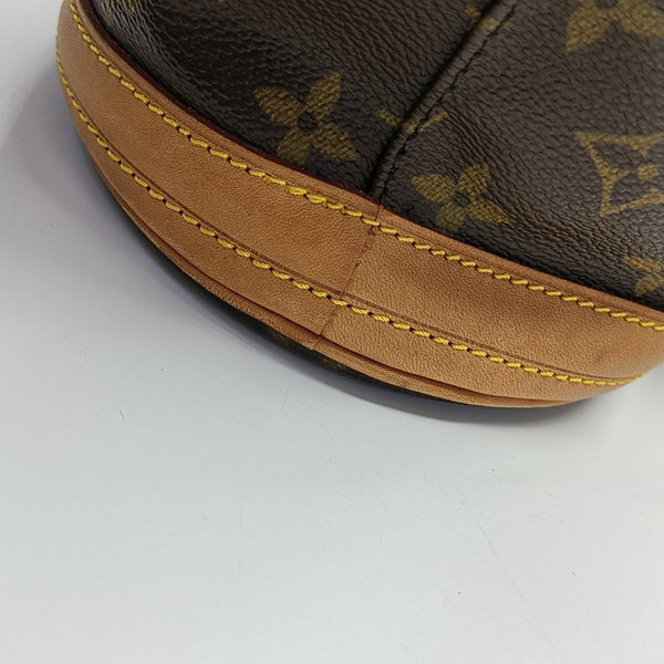 BUCKET PM Monogram Coated Canvas Brown