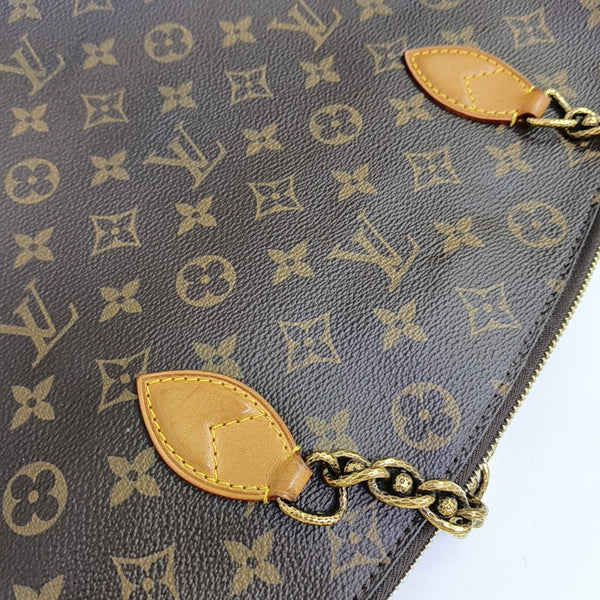 LOCKIT Monogram Coated Canvas Brown