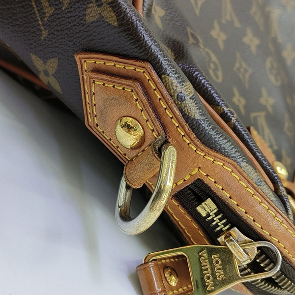 RETIRO NM Monogram Coated Canvas Brown