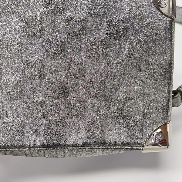 SOFT TRUNK Mini Damier Special Material Silver