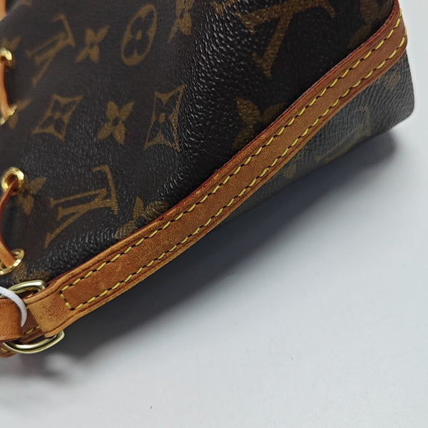 NÉONOÉ Nano Monogram Coated Canvas Brown