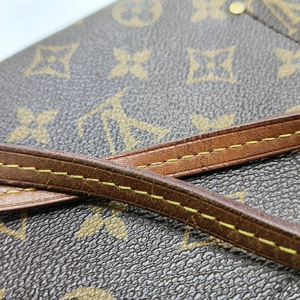 FAVORITE MM Monogram Coated Canvas Brown
