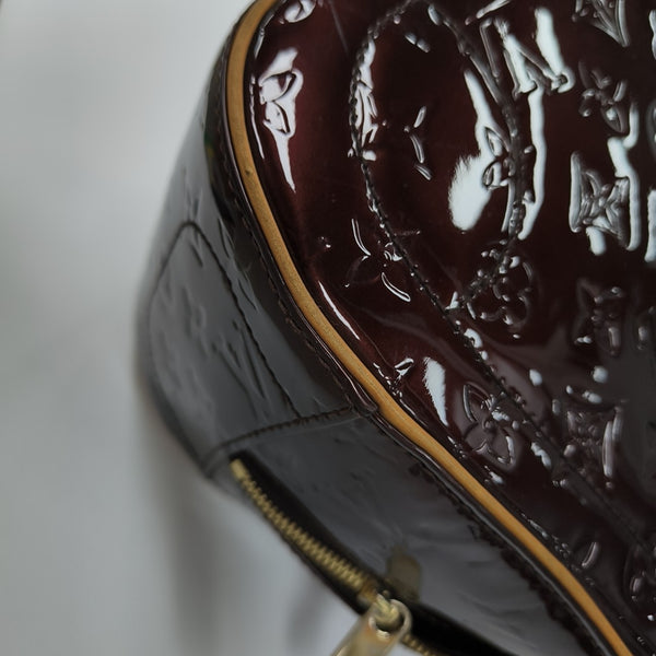 SUMMIT DRIVE Monogram Patent Leather Red