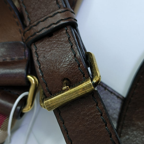 Canvas Shoulder Bag Brown