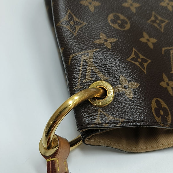 GRACEFUL TPM Monogram Coated Canvas Brown