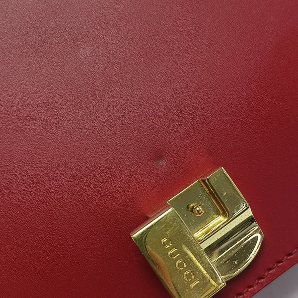 Sylvie Mini Calfskin Red