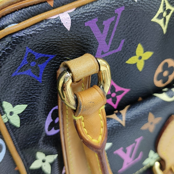 LV × TM PRISCILLA Monogram Coated Canvas Black