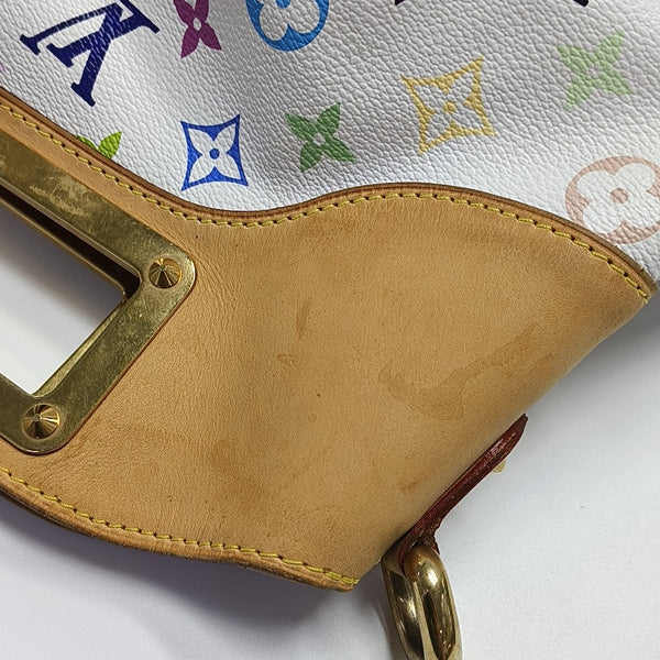 LV × TM JUDY Monogram Coated Canvas White