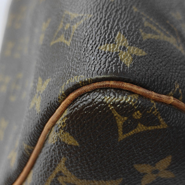 SPEEDY 30 Monogram Coated Canvas Brown