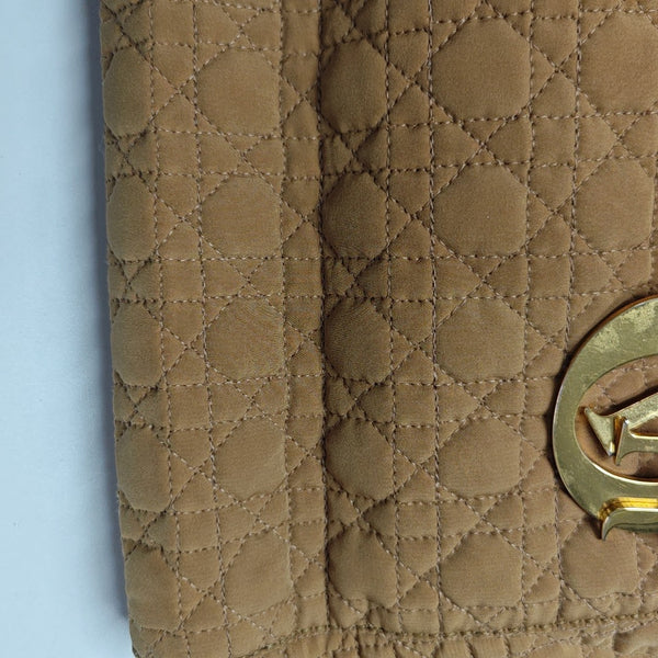 Lady Dior Medium Cannage Fabric Brown