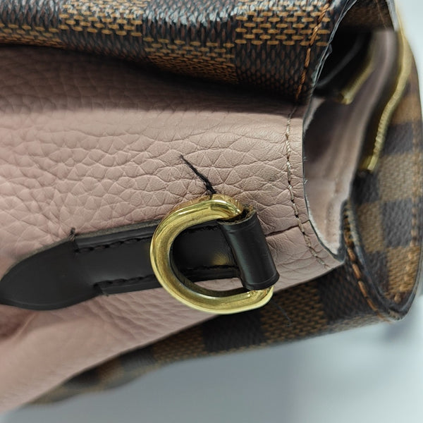 NORMANDY Damier Ebene Coated Canvas Brown
