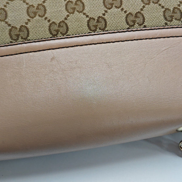 Emily Chain Monogram Fabric Brown