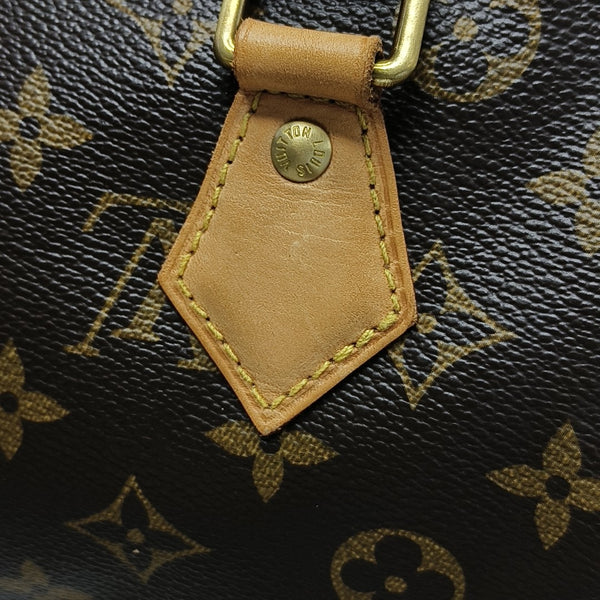 SPEEDY 30 Monogram Coated Canvas Brown
