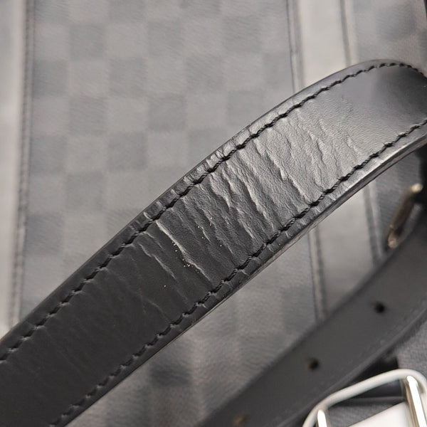 TADAO PM Damier Graphite Coated Canvas Gray