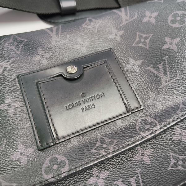 VOYAGER PM Monogram Coated Canvas Black