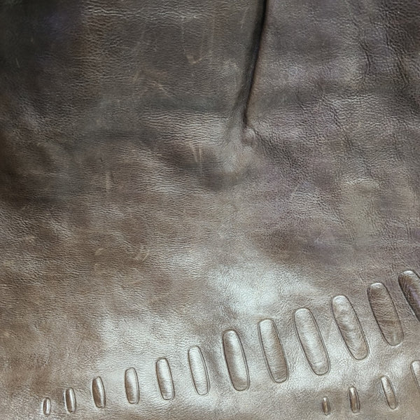 Calfskin Shoulder Bag Brown