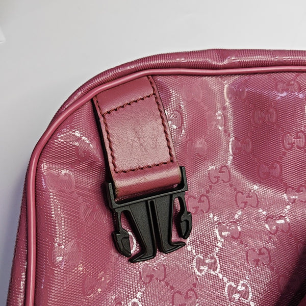 Monogram Coated Canvas Red