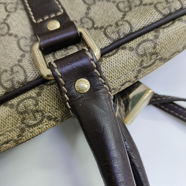 Duffle Monogram Coated Canvas Beige