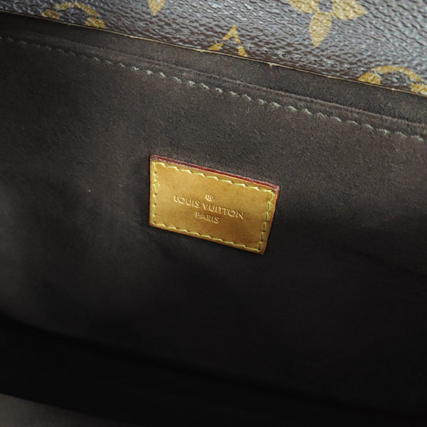 MÉTIS MM Monogram Coated Canvas Brown