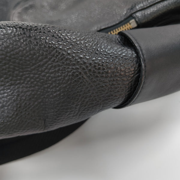 Calfskin Backpack Black