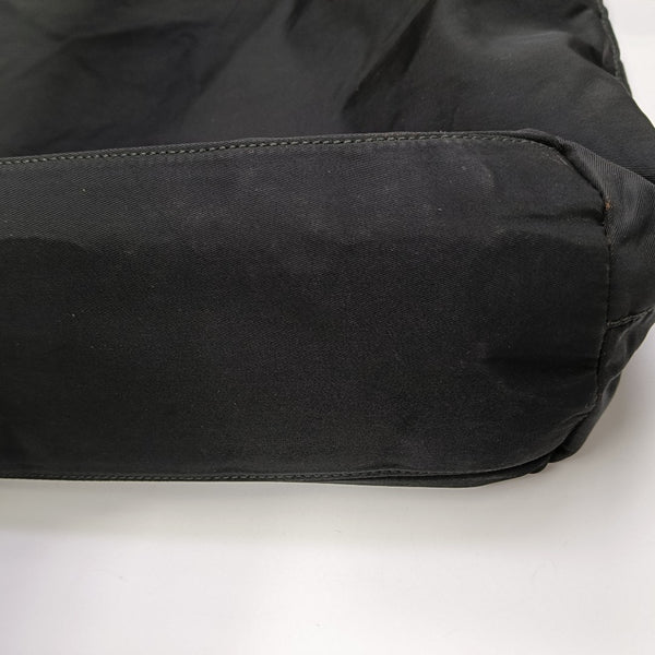 Nylon Shoulder Bag Black