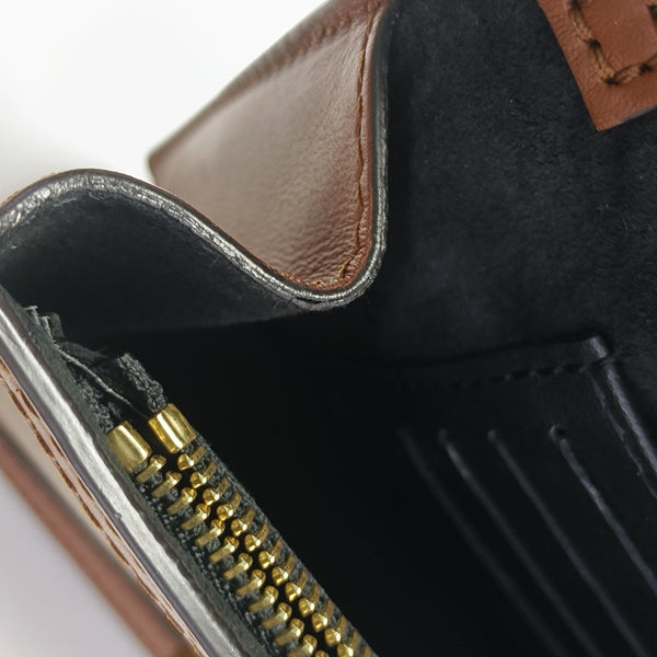 DAUPHINE WOC Monogram Coated Canvas Brown