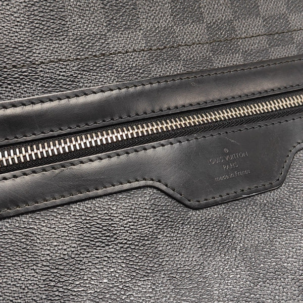 DANIEL Damier Graphite Coated Canvas Gray