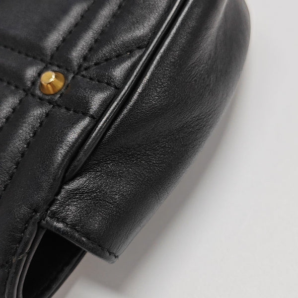 GG Marmont Medium Quilted Calfskin Black