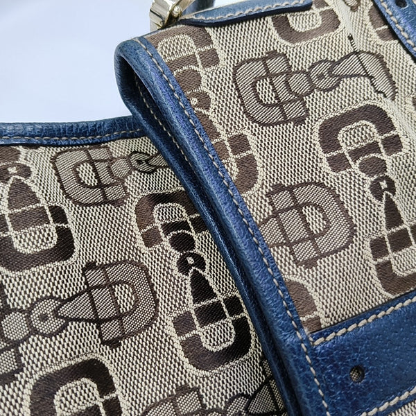 Fabric Shoulder Bag Brown