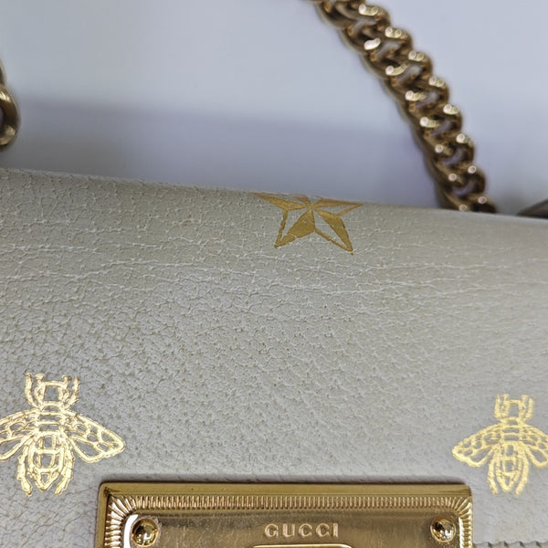 Padlock Small Calfskin White