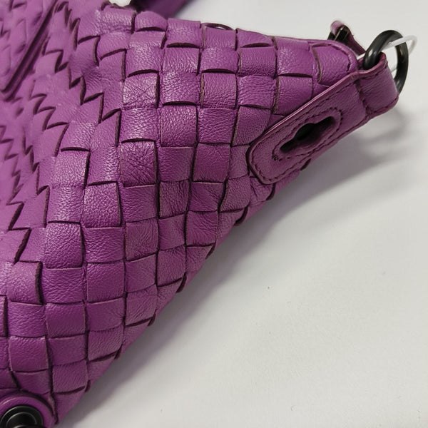 Calfskin Shoulder Bag Purple