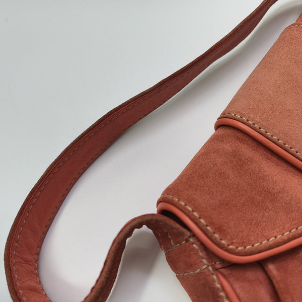METALLIC Suede Orange