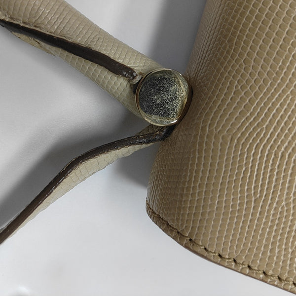Calfskin Shoulder Bag Beige