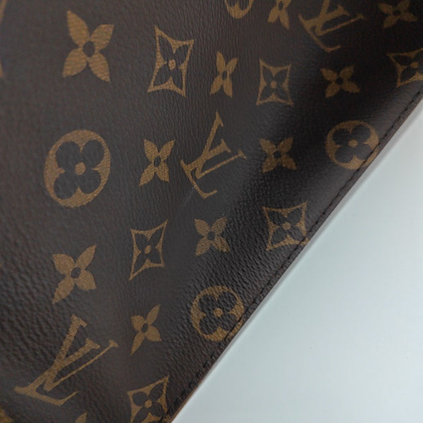 ONTHEGO GM Monogram Coated Canvas Brown