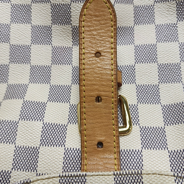 SPERONE Damier Azur Coated Canvas White