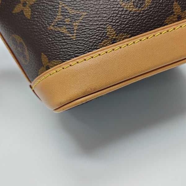 NOÉ Nano Monogram Coated Canvas Brown