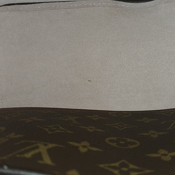 NÉONOÉ MM Monogram Coated Canvas Brown