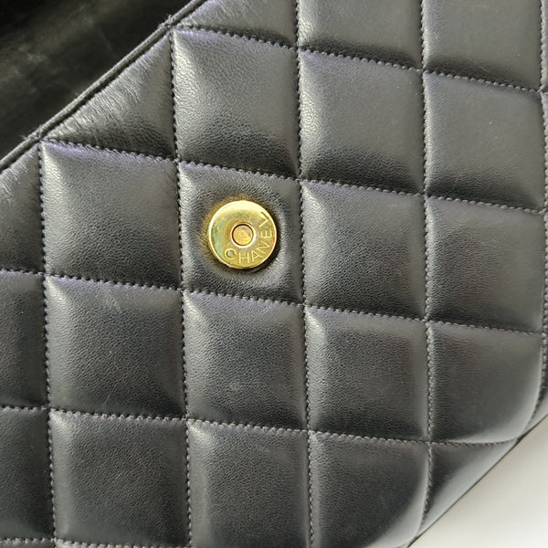 Quilted Lambskin Black