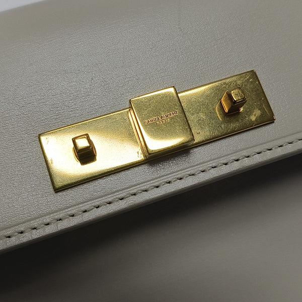 MANHATTAN Mini Calfskin White